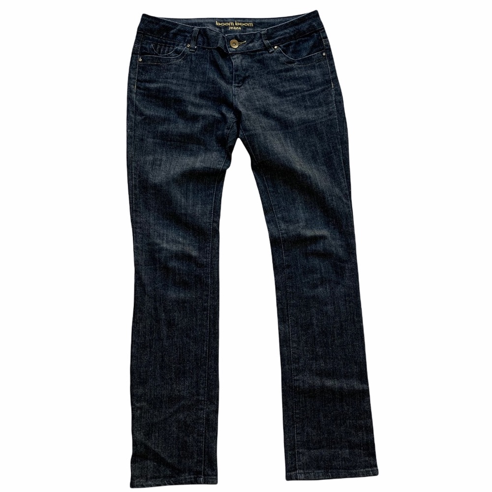 Boom Boom Jeans straight leg dark wash size 7